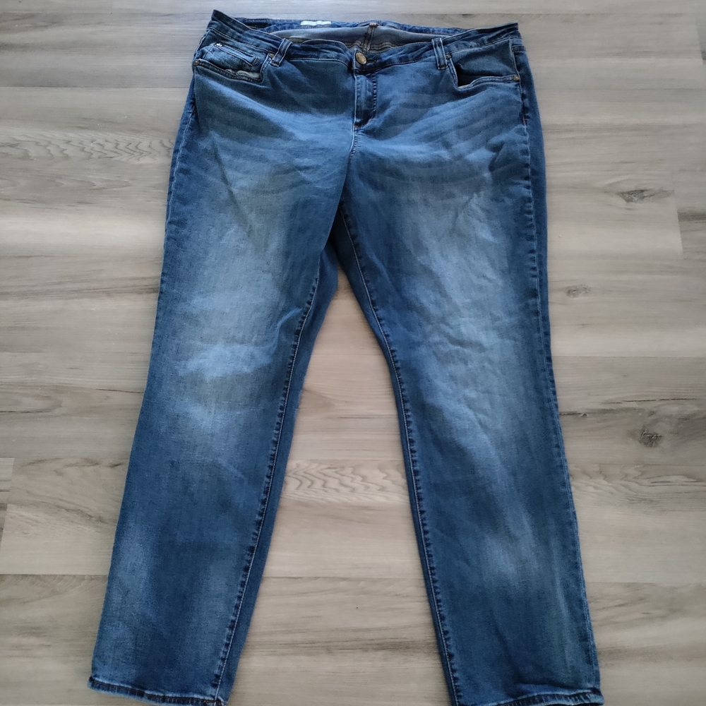 Kut from the Kloth Boyfriend  Blue Straight Leg Denim
